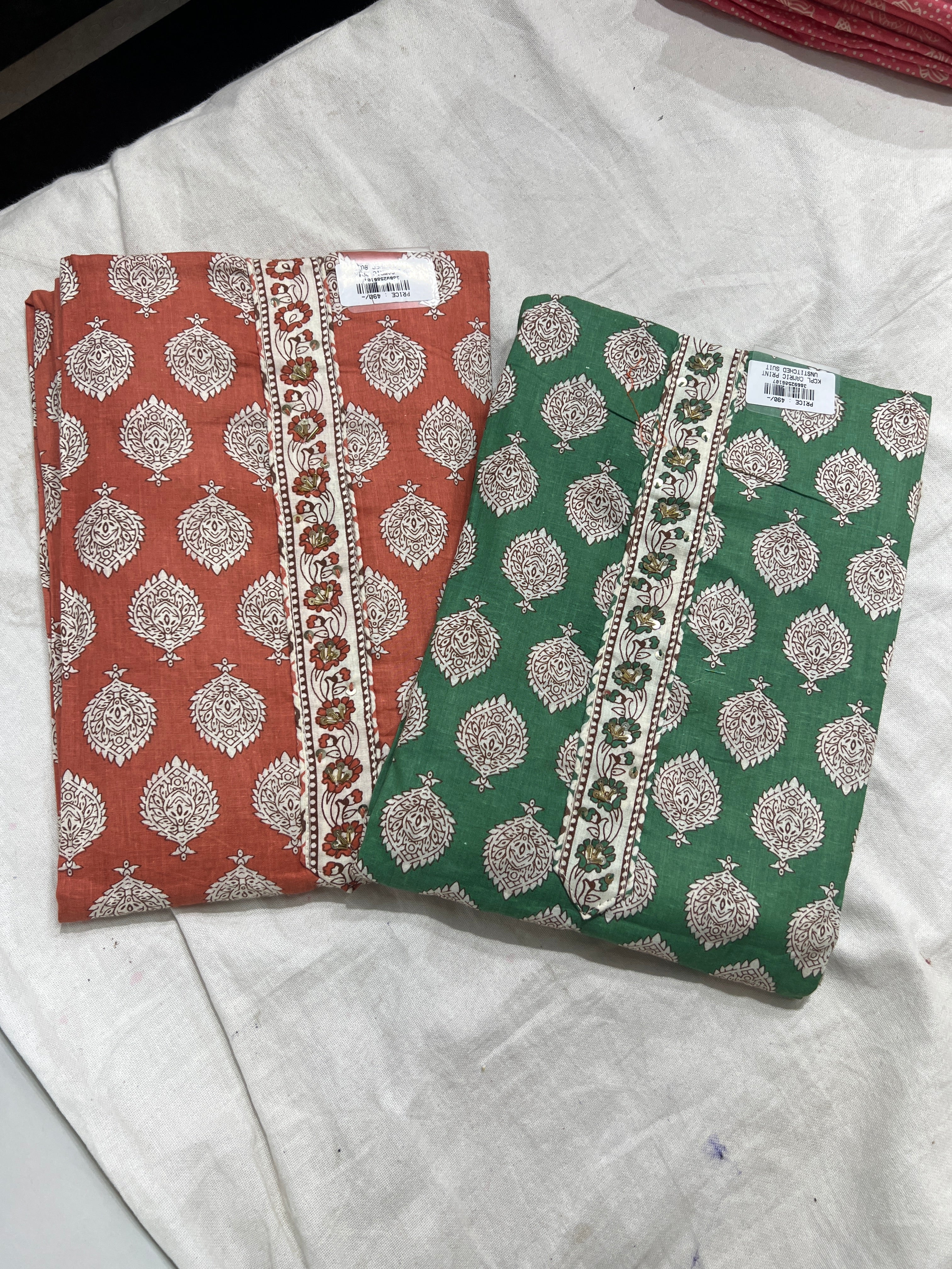 D1 Unstitched Suit Cotton