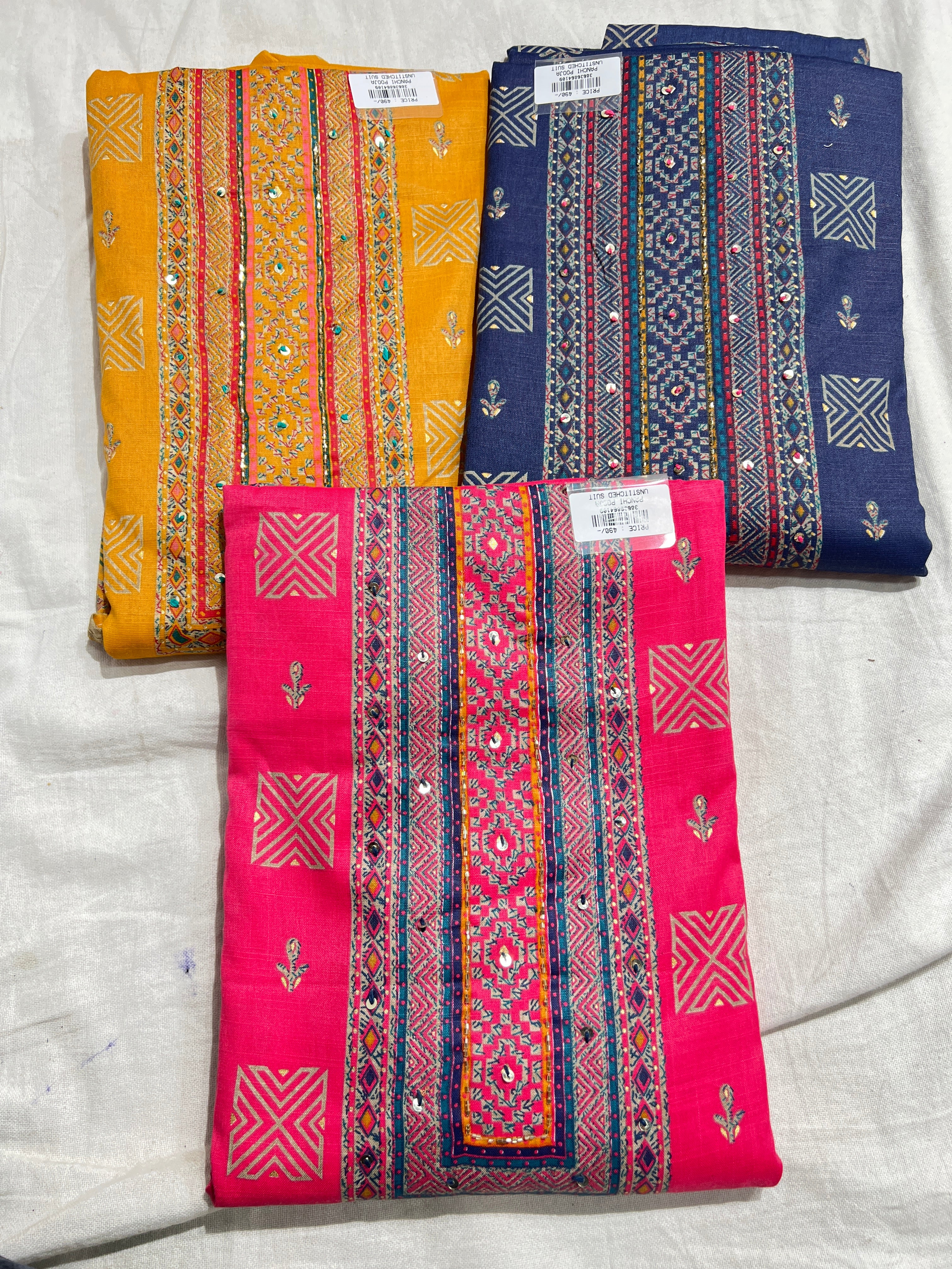 D4 Unstitched Suit Cotton