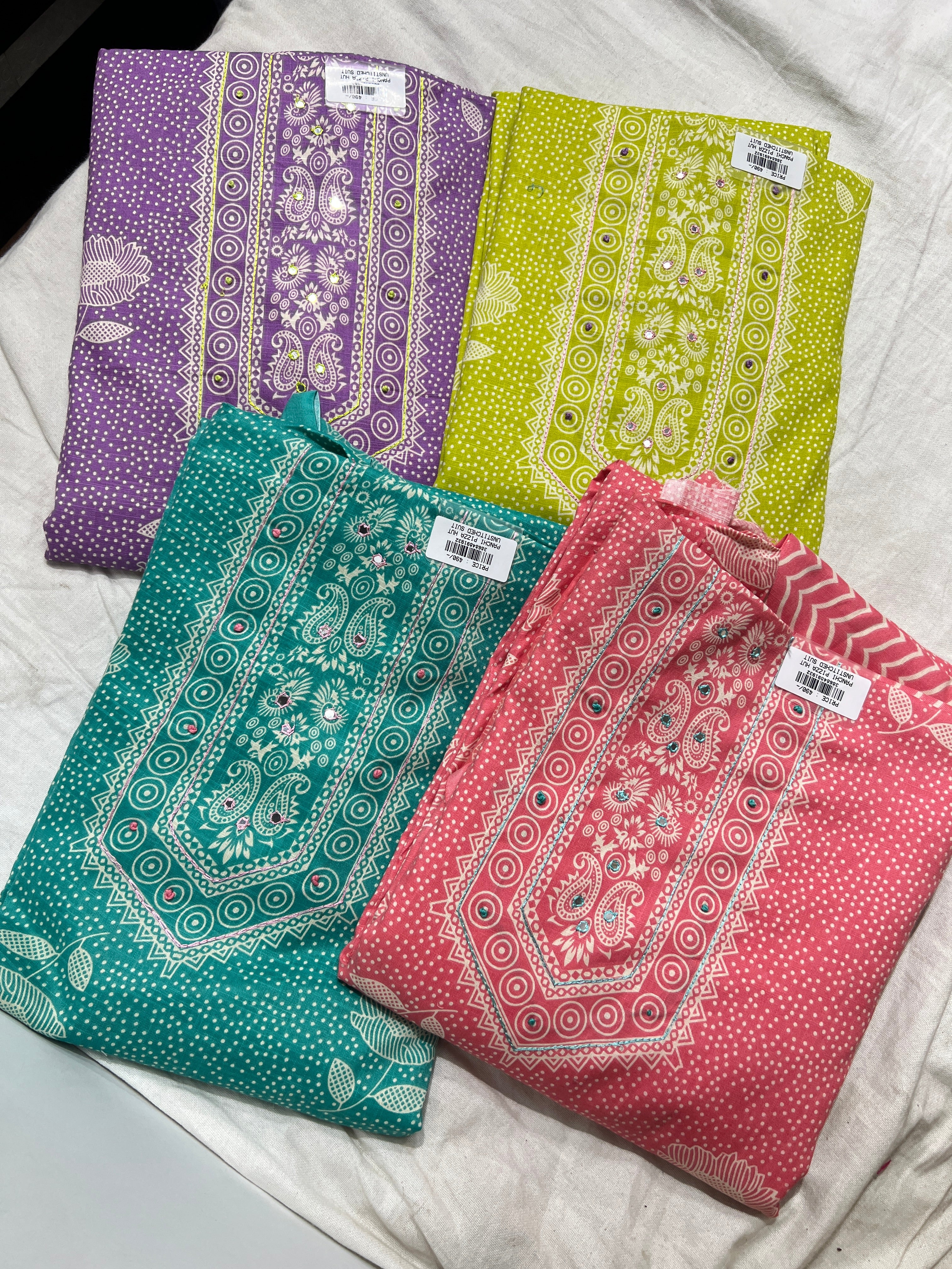 D2 Unstitched Suit Cotton